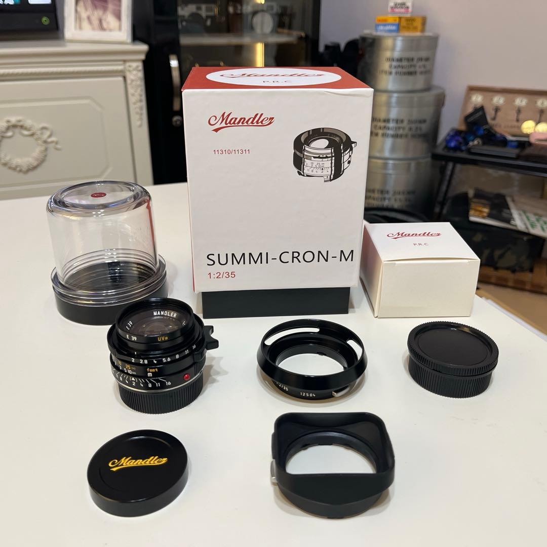 【美品】Leica Mマウント 七枚玉復刻 mandler 35mm F2