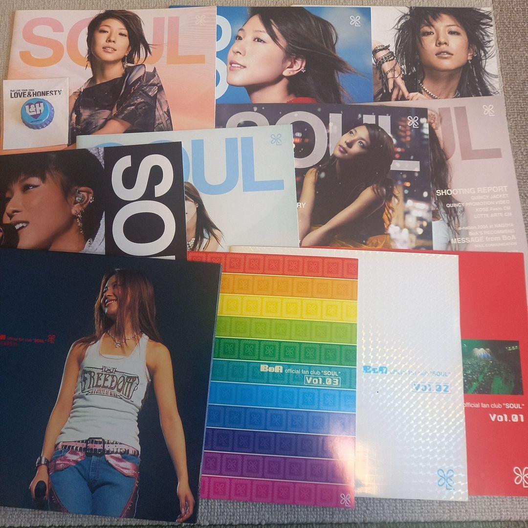 BoA ファンクラブ会報　vol.1～12 　ボア　SOUL　ソウル
