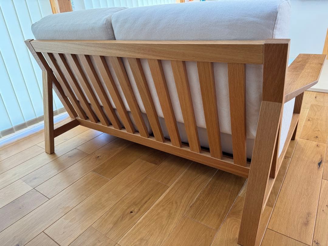 無印良品ソファ　ウレタンポケットコイル2シーター