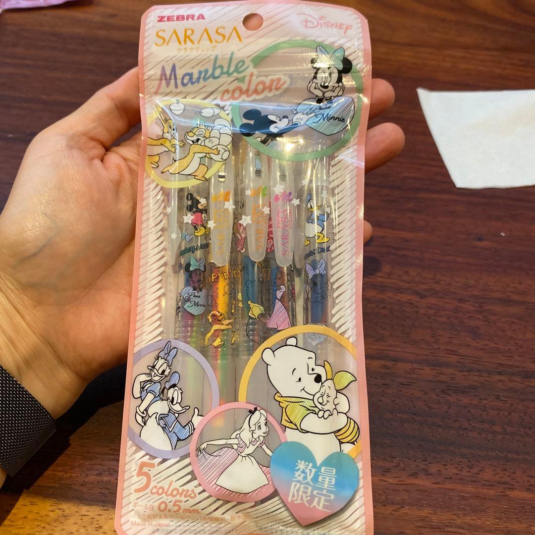 サラサクリップ0.5 Disney5色セット