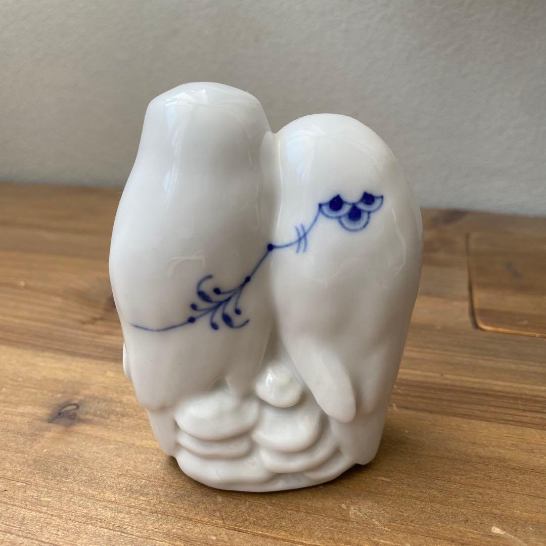 ロイヤルコペンハーゲン フィギュリン　ブルーパルメッテ ふくろう