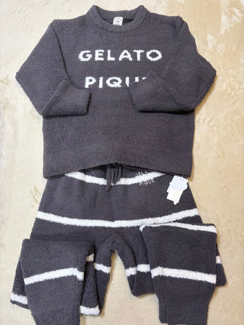 九州の皇帝！！GELATO PIQUE チャコールグレー ルームウェア