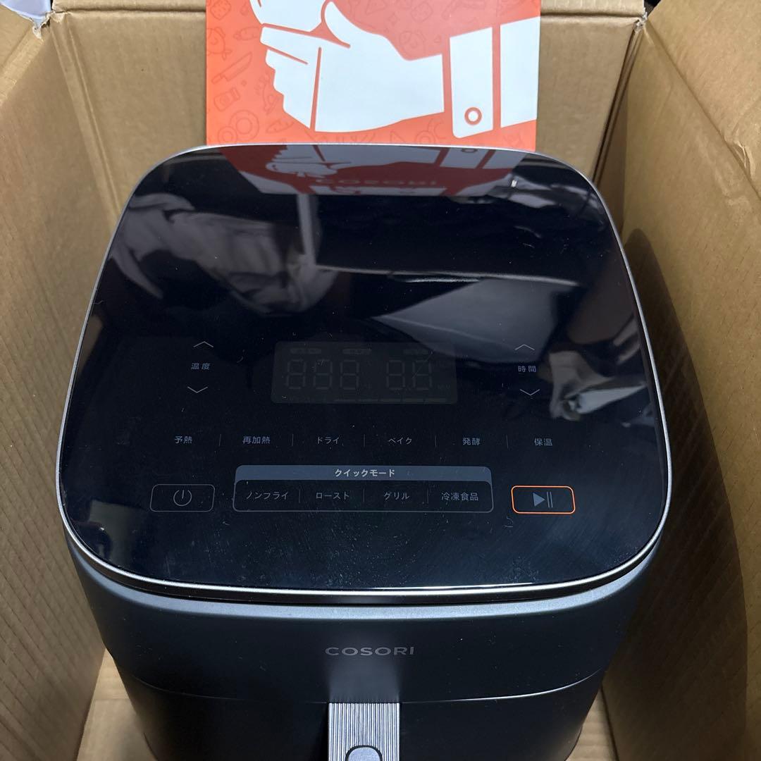 COSORI ノンフライヤー CAF-D60 6L ブラック 一回使用