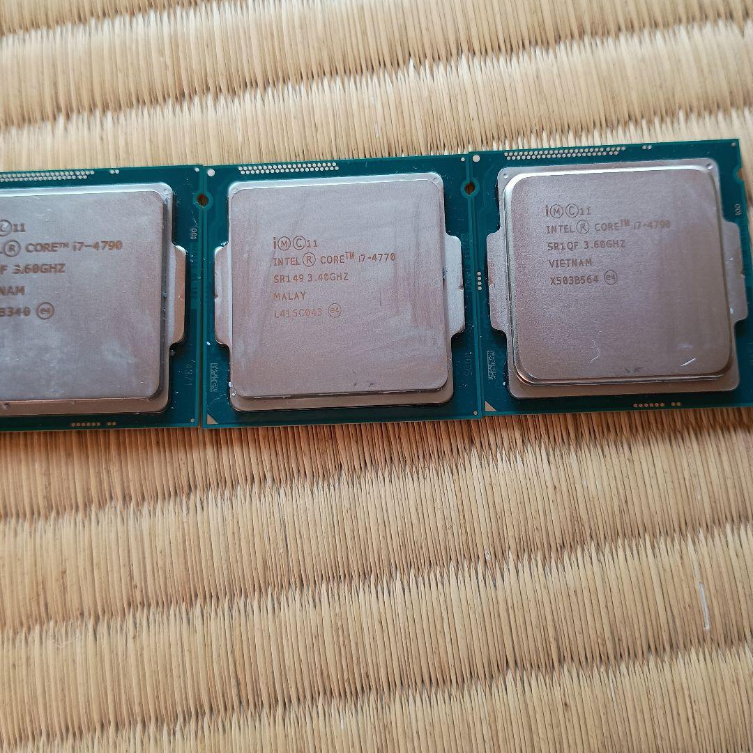 Intel Core i7-4790/i7-4770 CPUセット