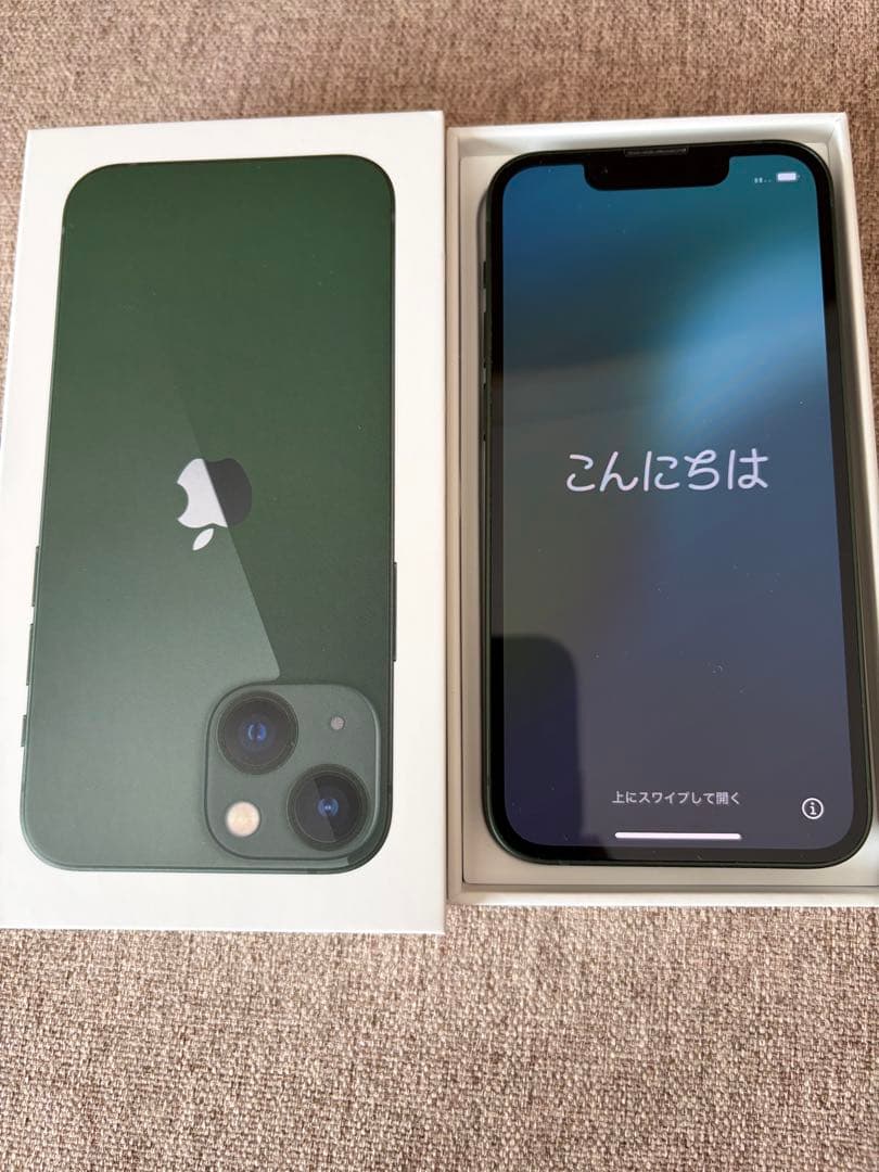 Apple iPhone 13 mini本体 ミッドナイトグリーン128GB