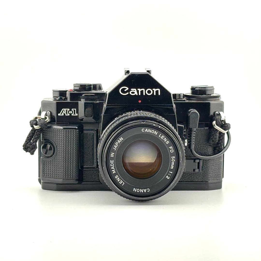 【完動品】Canon A-1 + FD 50mm F2 動作確認済