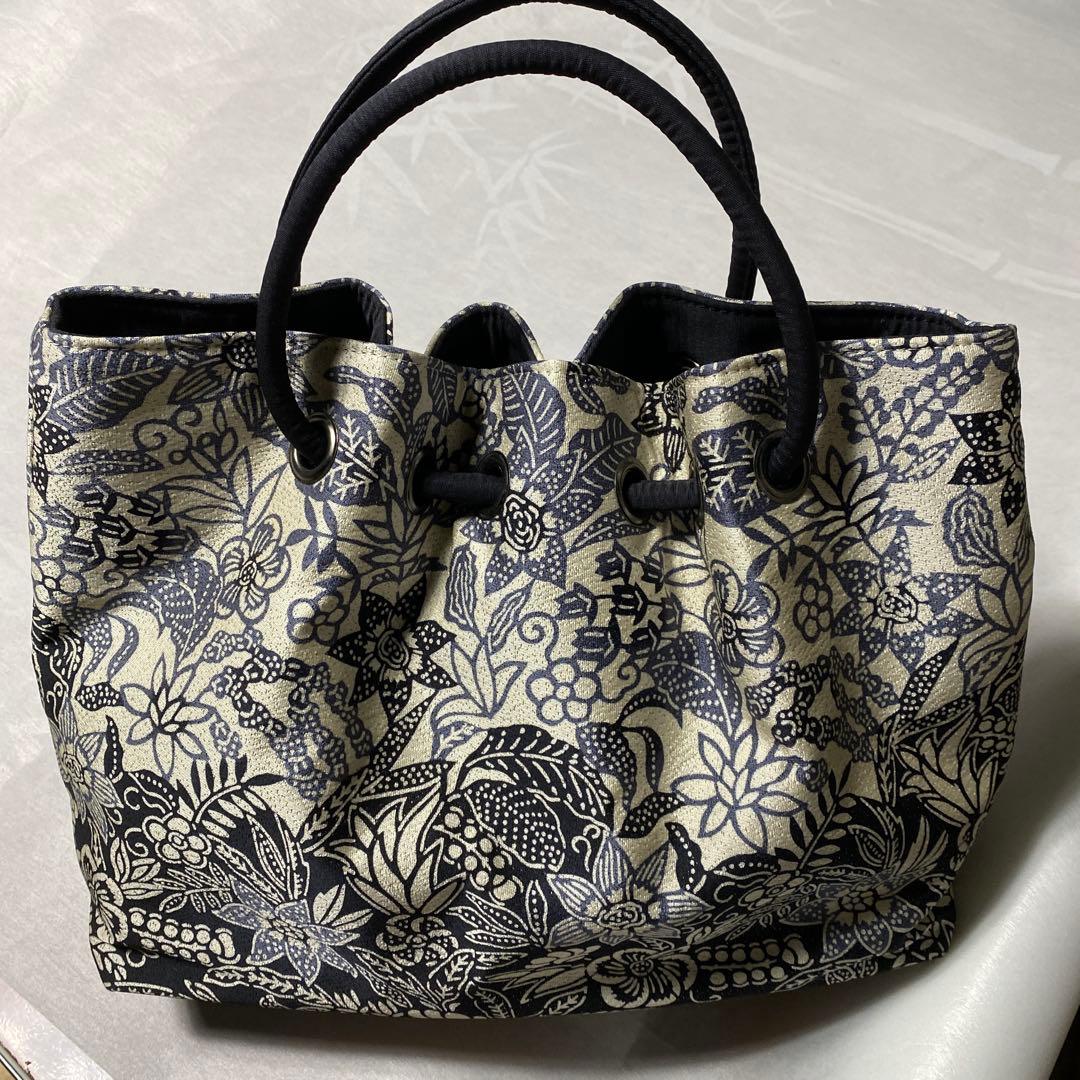 栗山工房　栗山紅型　型染　ハンドバック