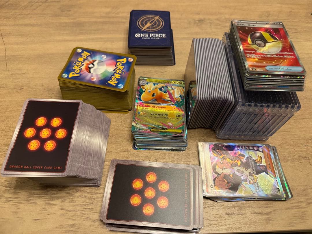 ポケモン・ワンピース・ドラゴンボール トレーディングカード多数