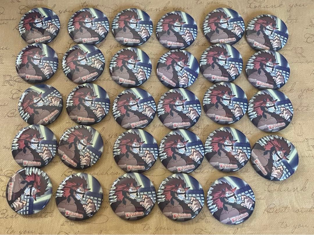 僕のヒーローアカデミア トレーディング 缶バッジ 出勤 切島