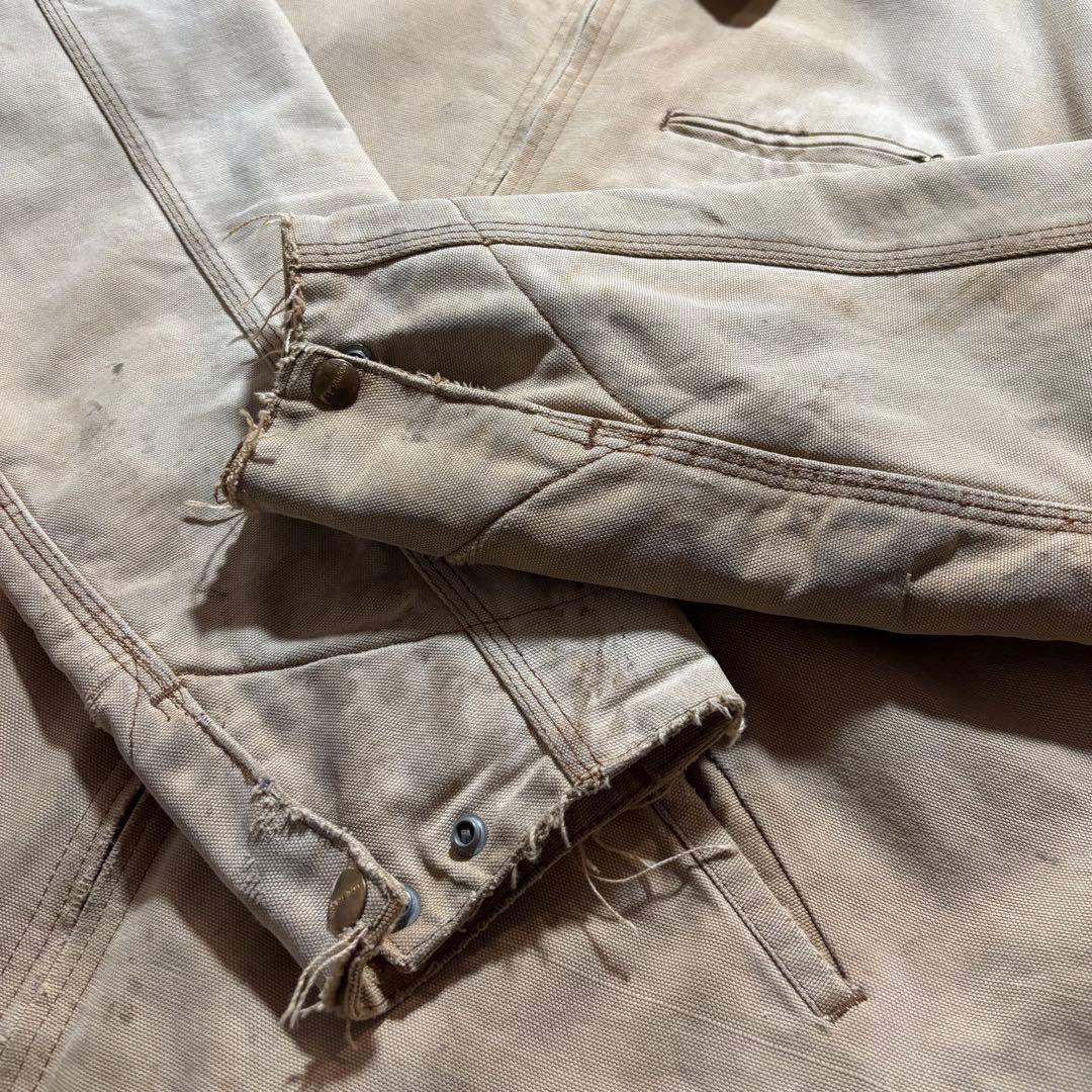【着丈65】USA製 Carhartt カーハート デトロイト 極上フェード