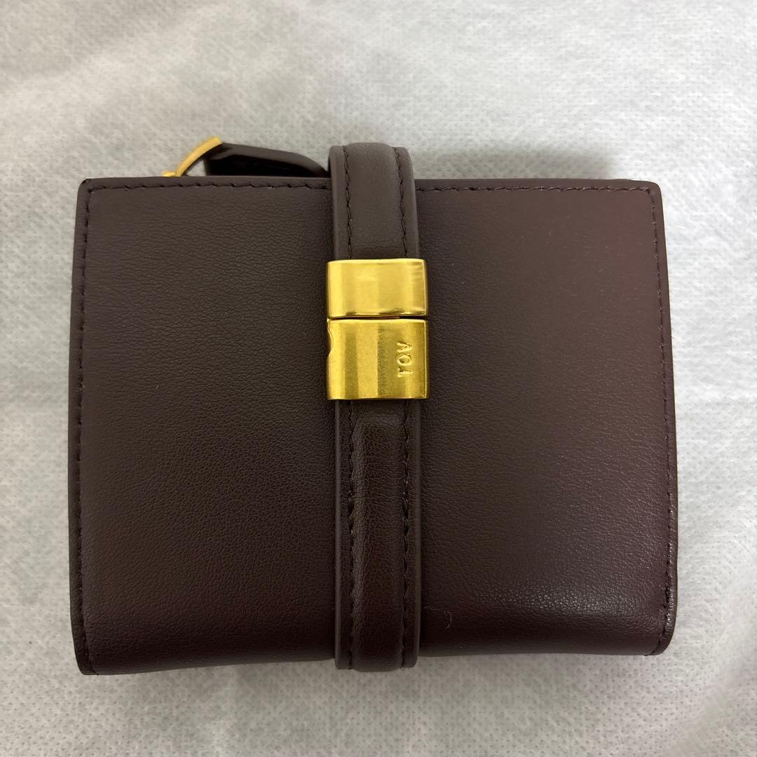 TOV PAON WALLET トーヴ　ポン　ブラウン　二つ折り財布