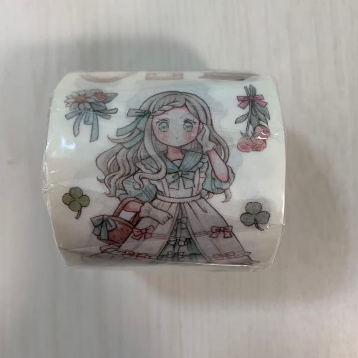 M1095.能猫日記 vintage girls マスキングテープ 和紙