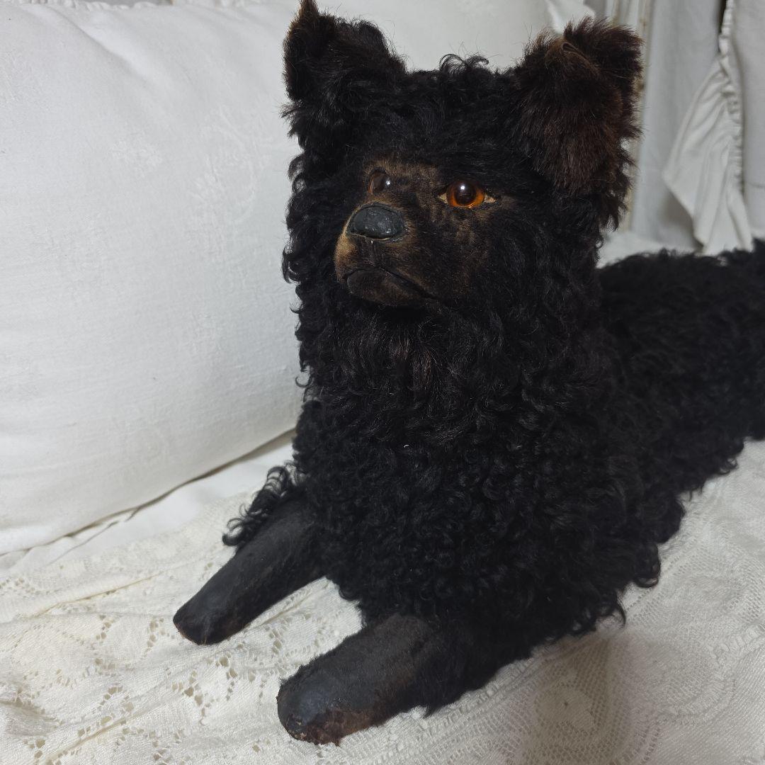 フランスアンティーク　ドック　アーティストベア　リアルドック　テディベア