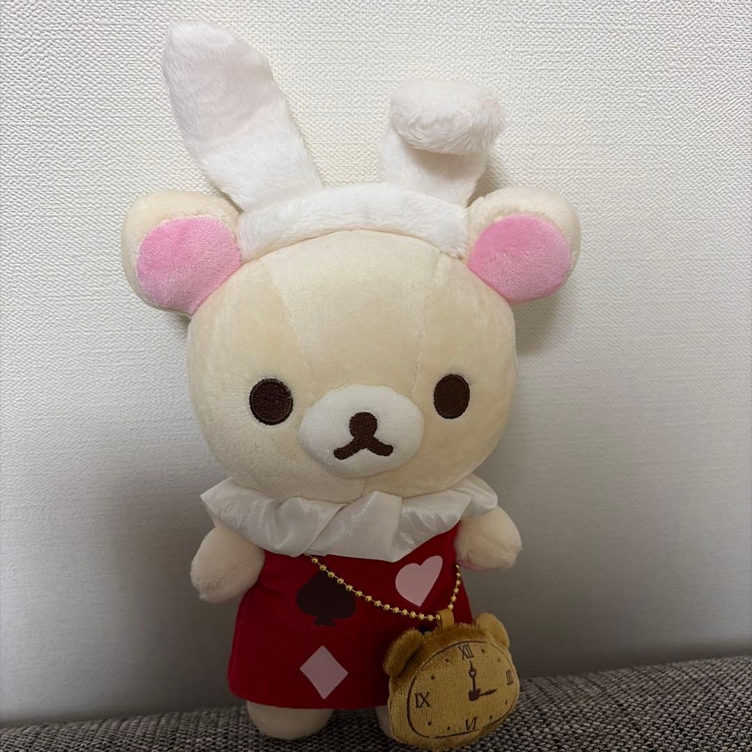 レア★コリラックマ　うさぎ　 不思議の国のリラックマ リラックマストア　限定品