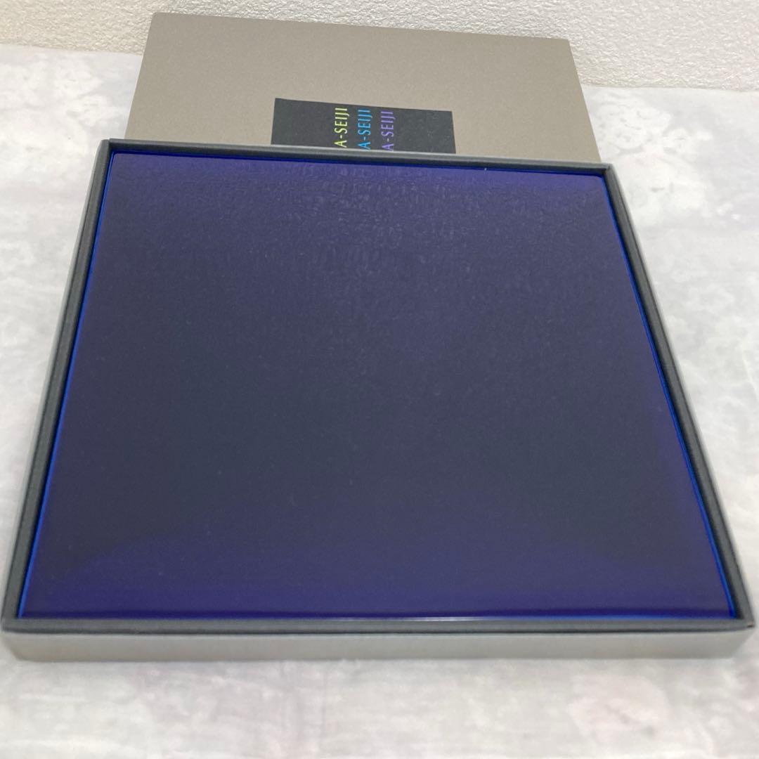 ★新品•未使用★深川製磁 瑠璃 陶板 陶器 インテリア 置物 飾り物