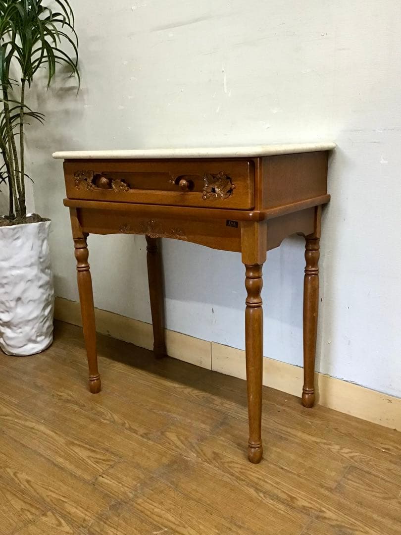 管167☆D&A YOSHIKAWA☆大理石☆コンソールテーブル