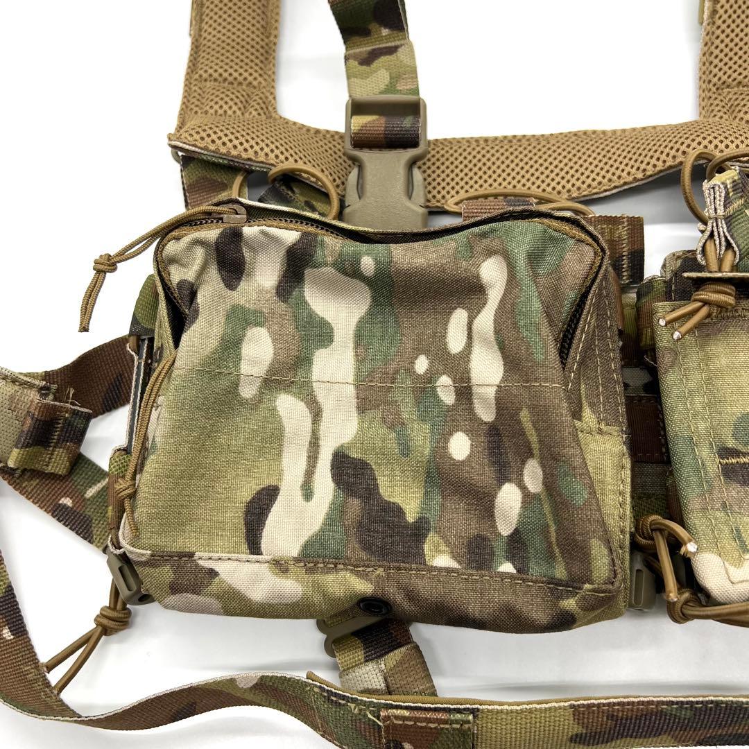 実物未使用 TYR コンバット アジャタスタブル チェストリグ マルチカム