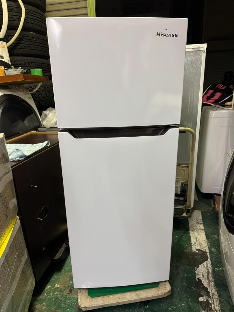 Hisense 上開き冷蔵庫 ホワイト