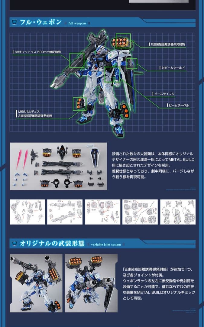 L BUILD ガンダム アストレイ ブルーフレーム フルウェポン 新品