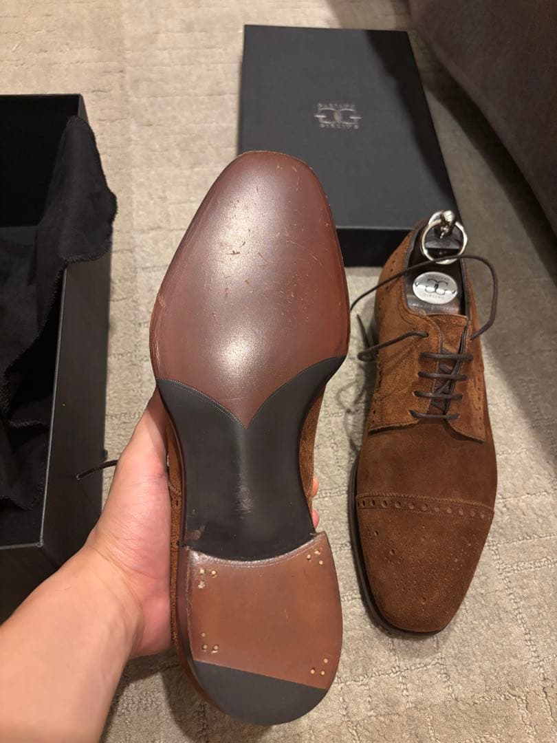 Gaziano Girling Buccleuch ポロスエード 6E