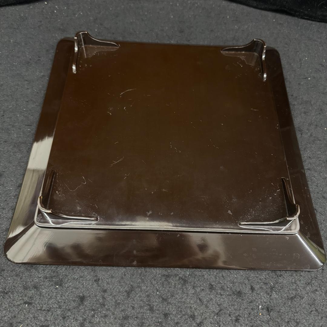 輪島塗り　時代蒔絵盆 竹雀 漆芸 脚付膳　足付き膳　　お膳台　五枚　共箱