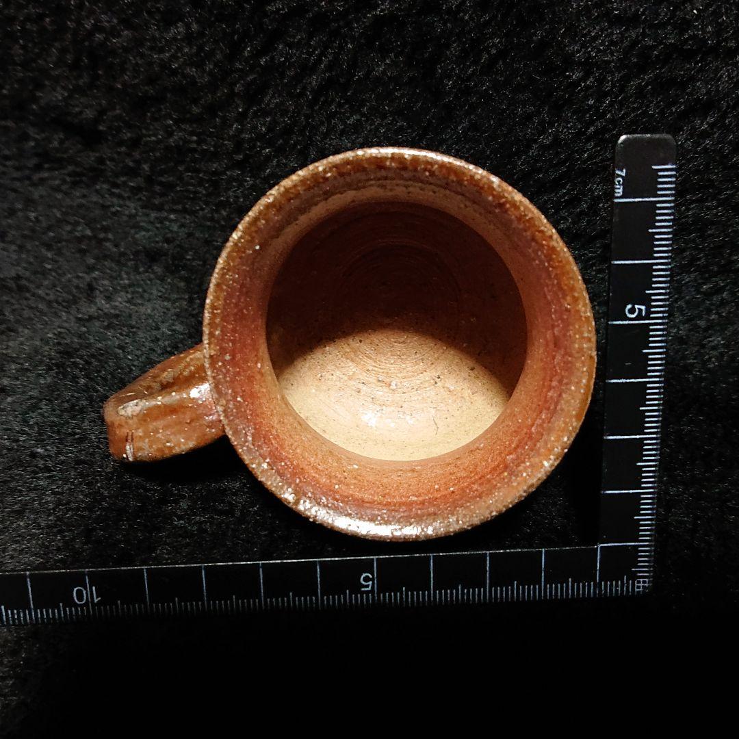 【2317】フリーカップ、ソーサー…備前焼