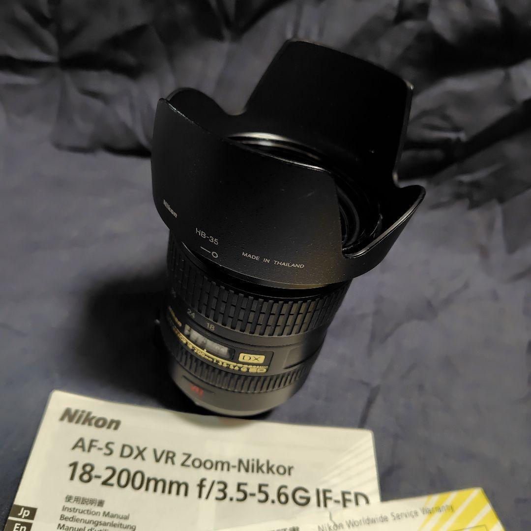 Nikon AF-S DX VR 18-200mm f/3.5-5.6G　ニコン