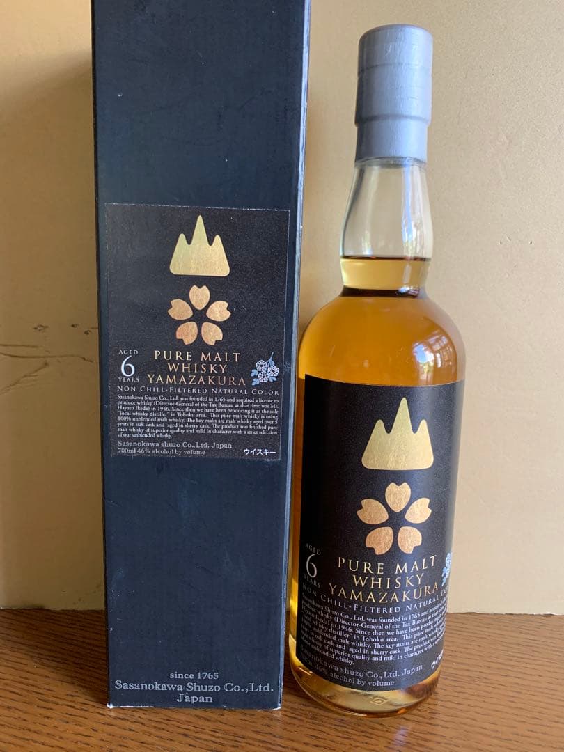 ピュアモルトウイスキー山桜６年