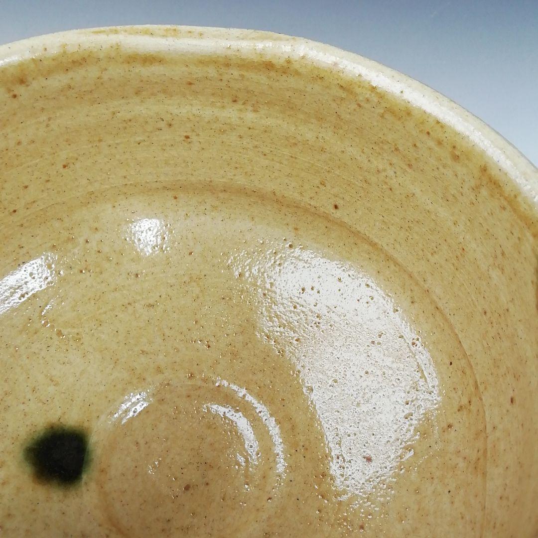 Ｔ６２０　茶碗　『黄瀬戸茶碗』『東山 造』『前大徳寺 福本積應 書付』　共箱