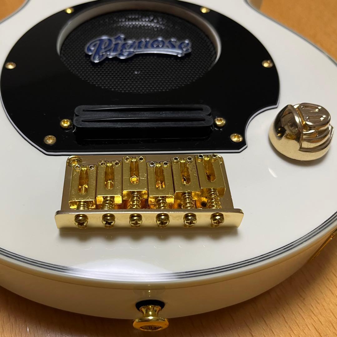 Pignose PGG-259 白　バインディング＆ブロックインレイ♫