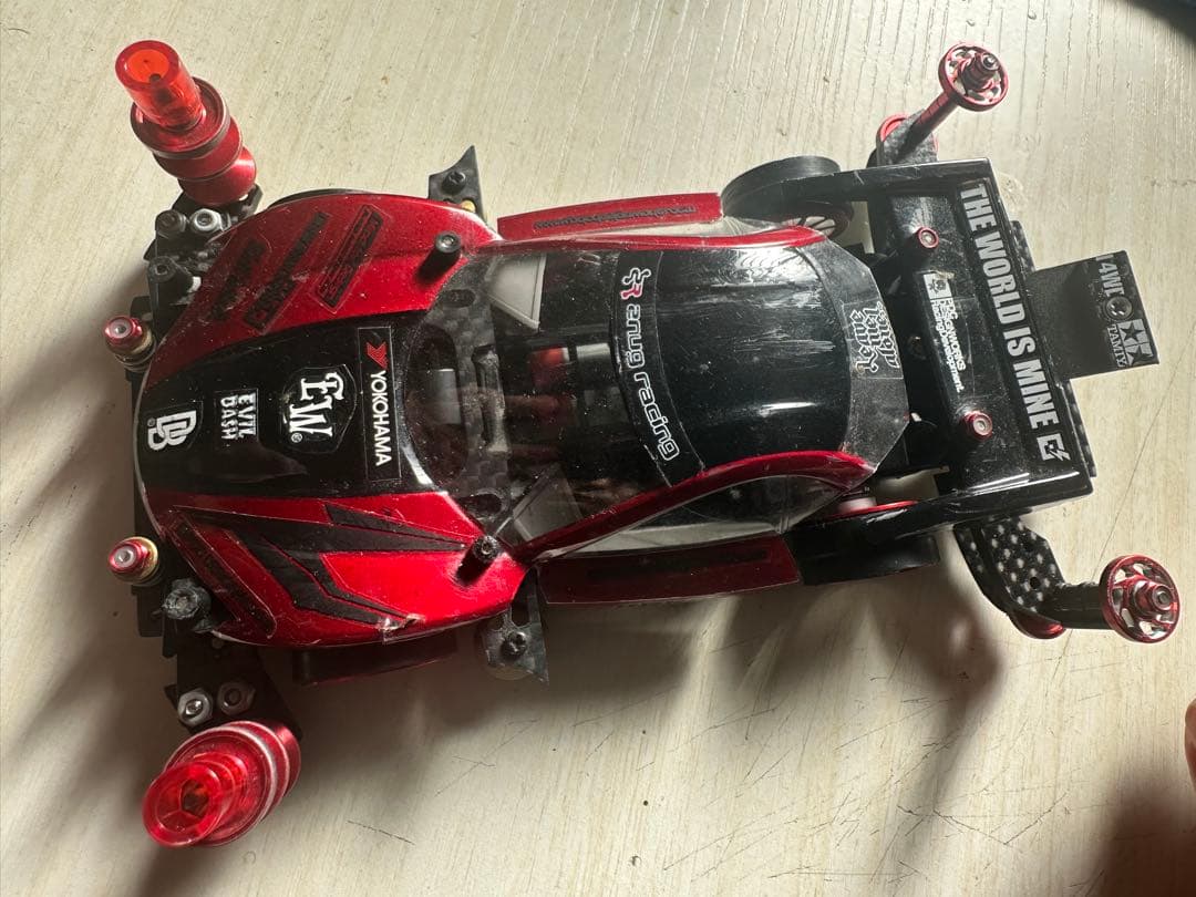 ミニ四駆　MSフレキ2台セット中古品 本日23:59分で削除します。