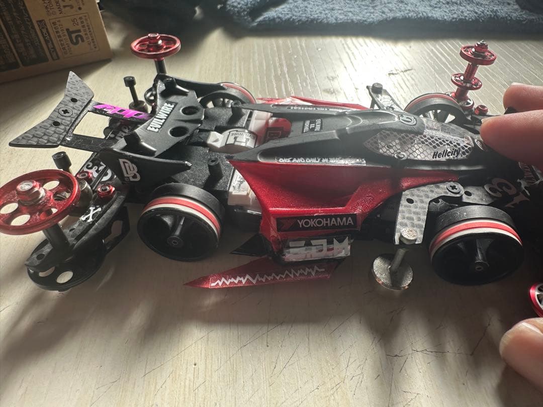 ミニ四駆　MSフレキ2台セット中古品 本日23:59分で削除します。