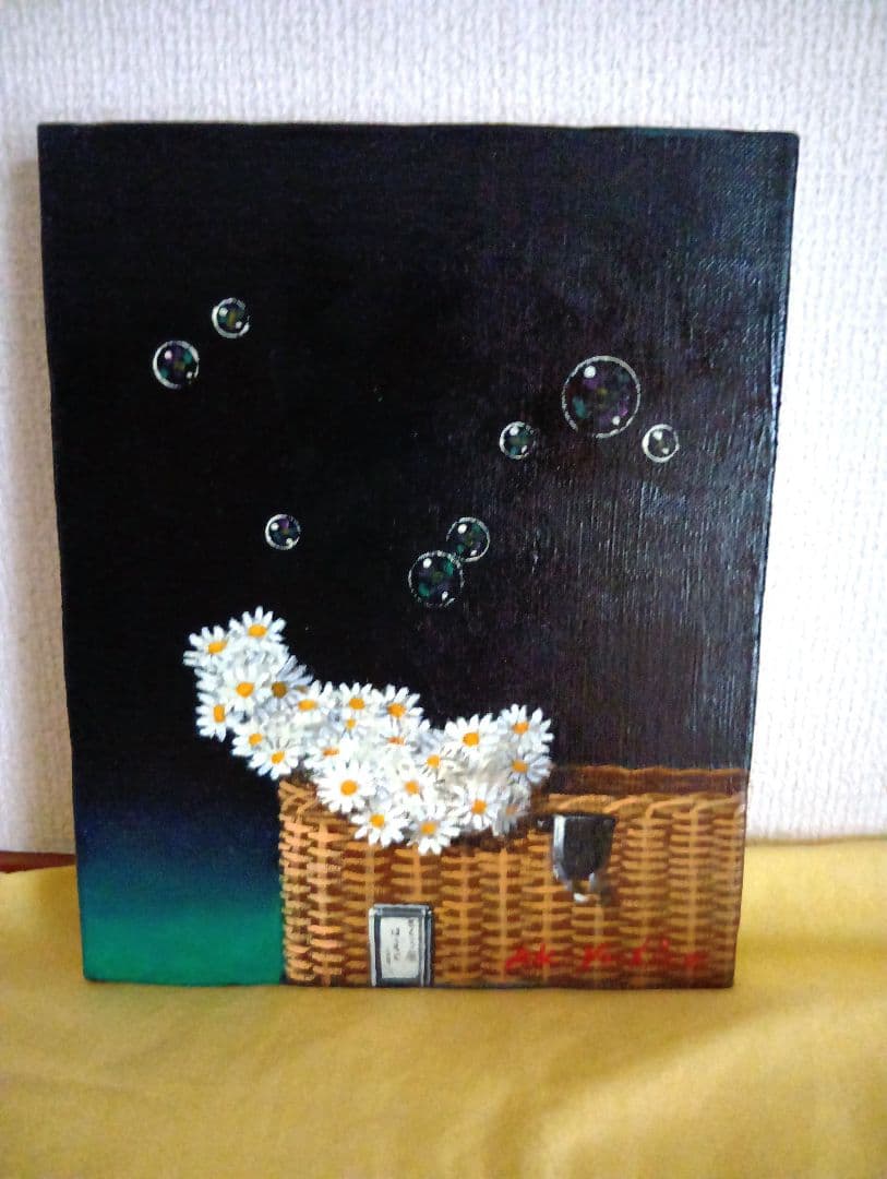 八代亜紀　油彩画F3