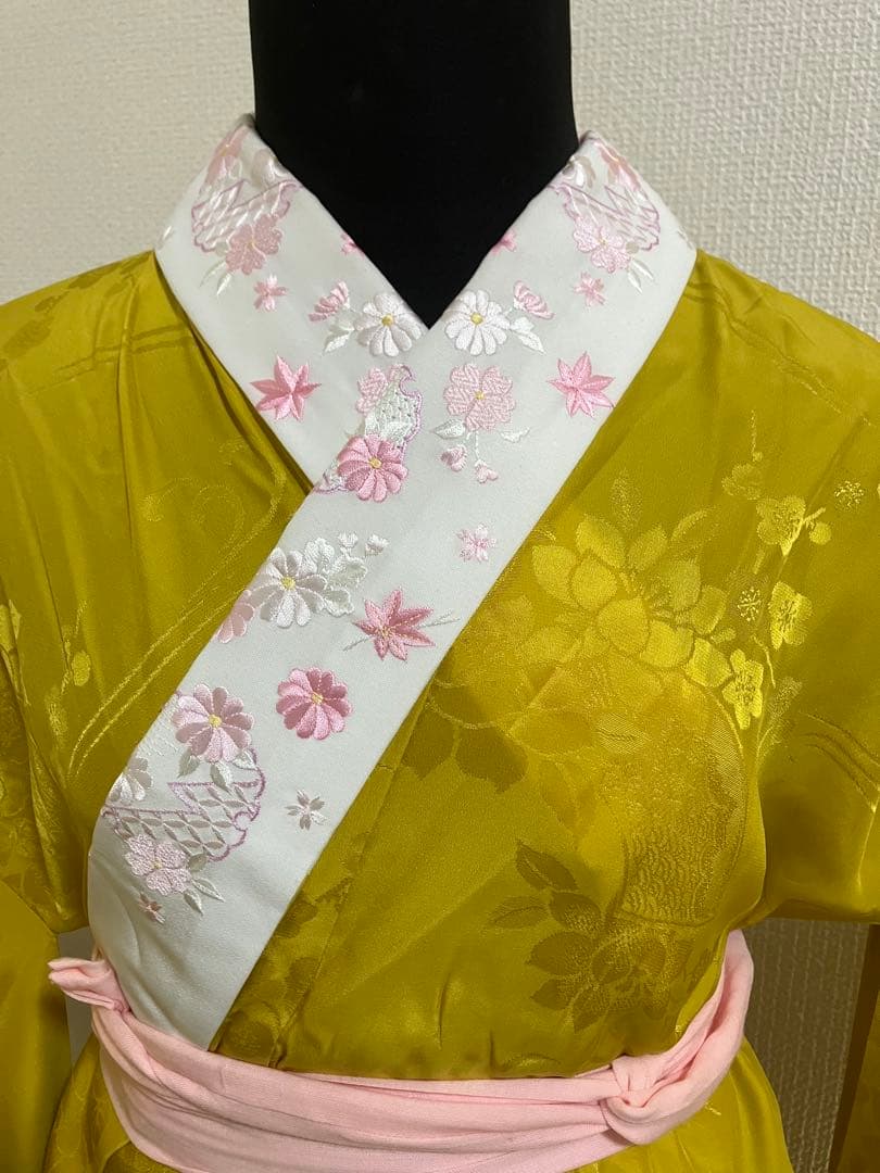 上質！赤の部分絞り正絹振袖 全て揃ったフルセット Mサイズ