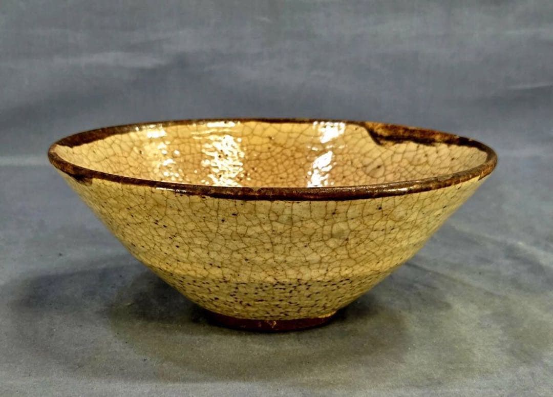 ★美品★裏千家十四代淡々斎極瀬戸唐津茶碗茶道具表千家楽吉左衛門