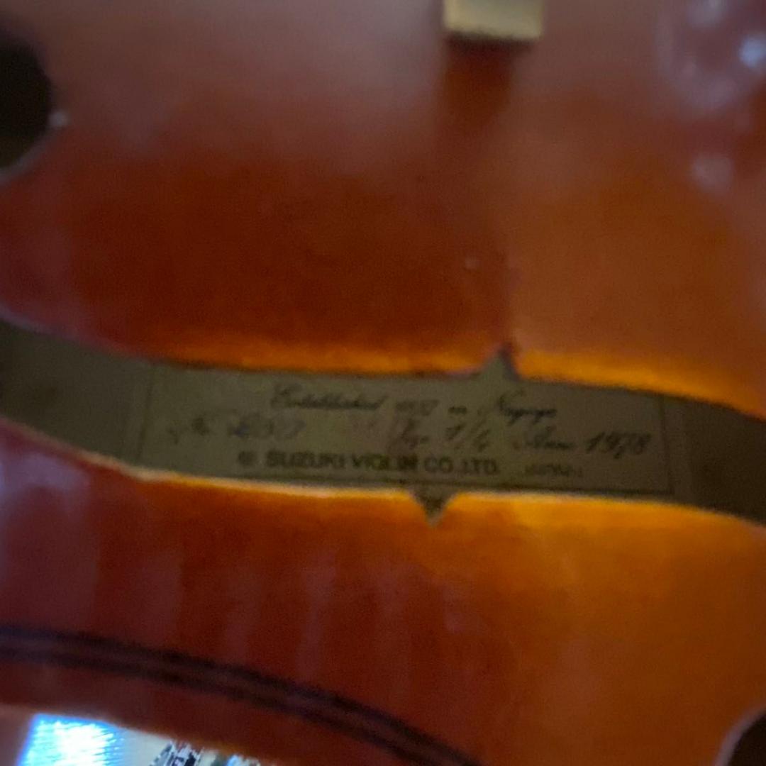 【弦新品】SUZUKI No.280 1/4 Anno1978 バイオリン