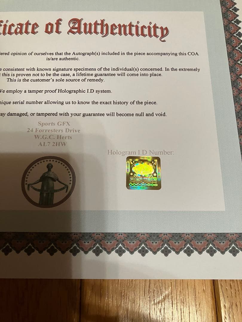 大谷翔平　ドジャース　直筆サイン　証明書付き　ロサンゼルス　MVP