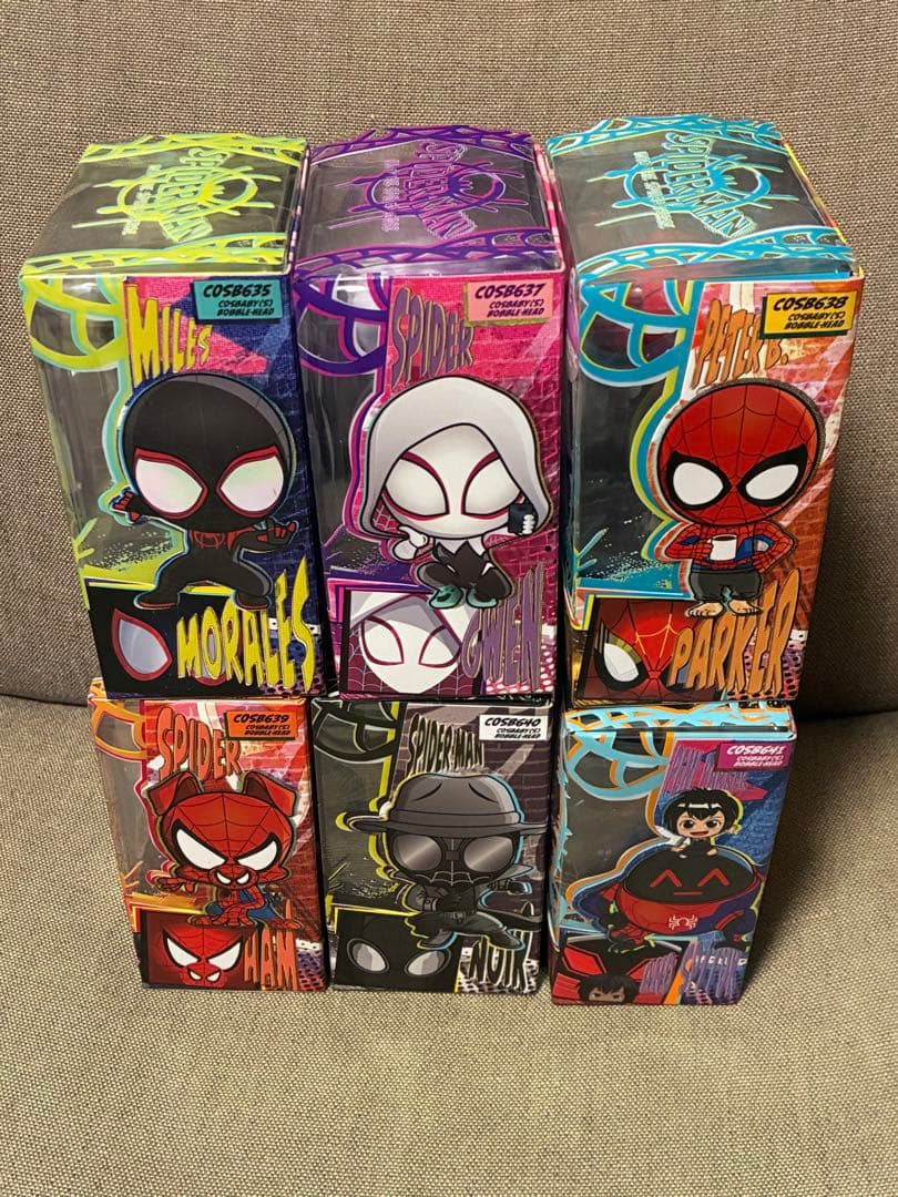 ホットトイズ　コスベイビー　スパイダーバース　6体　開封品　バラ売り不可