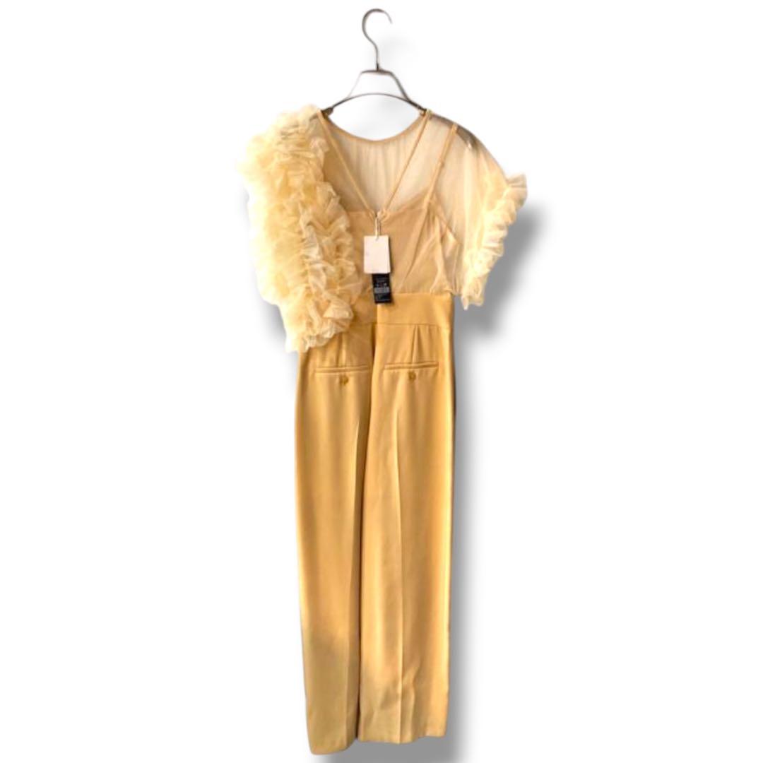 【新品】LAGUNAMOON LADYチュールドッキングコンビネゾン イエロー