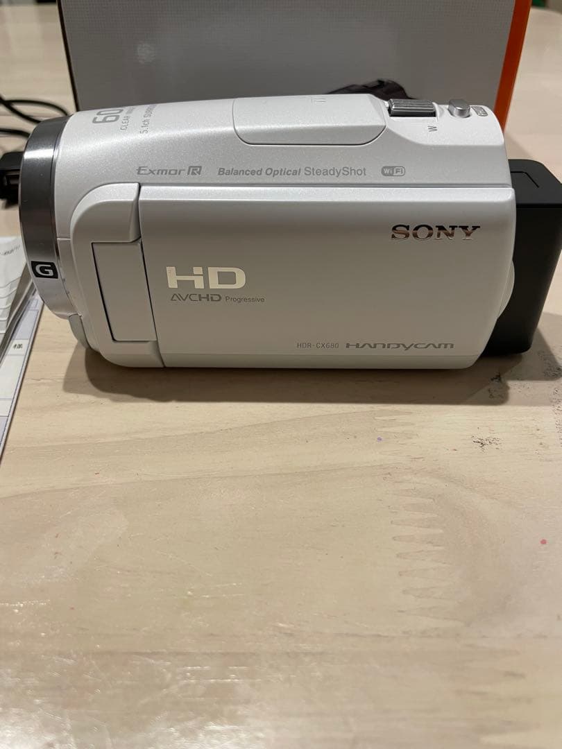 Sony HDR-CX680 ホワイト ビデオカメラ