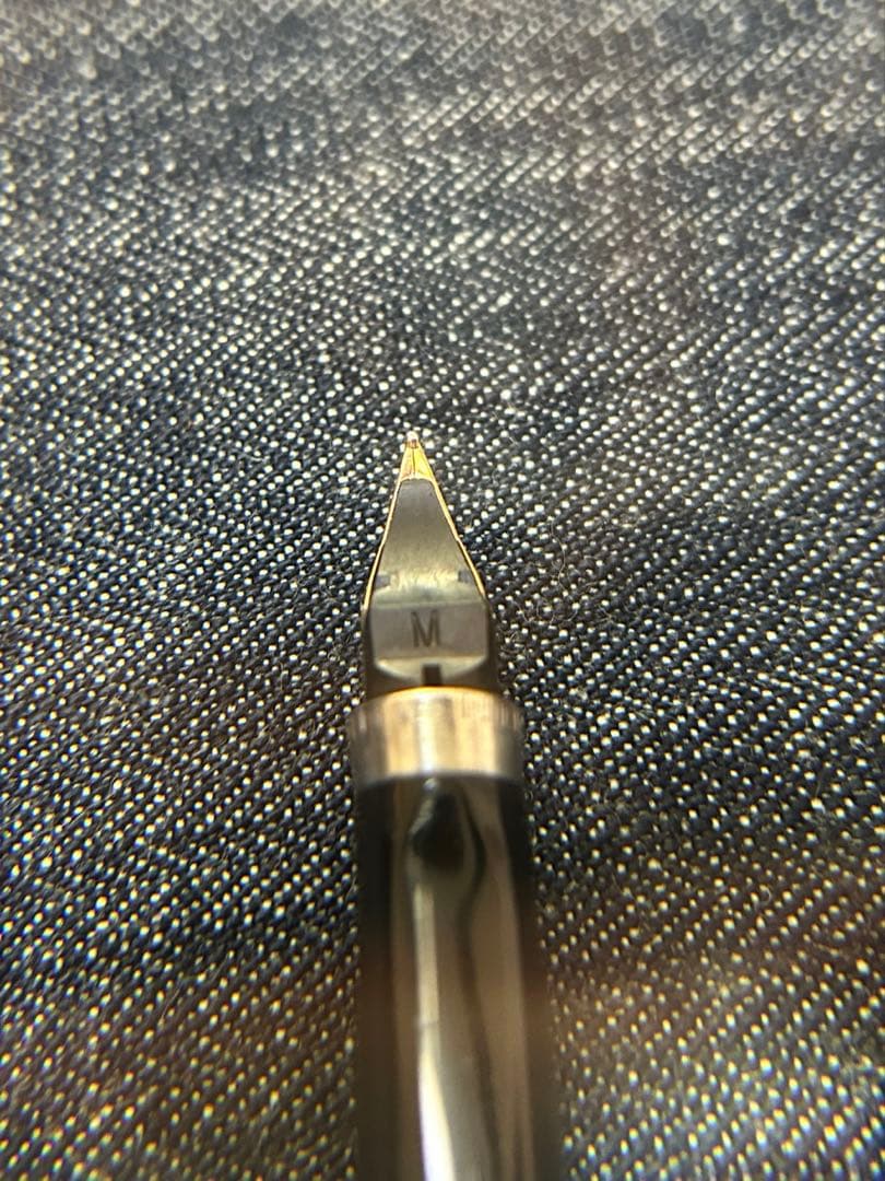 パーカー 万年筆 シズレ　スターリングシルバー　0目盛 14K Mニブ