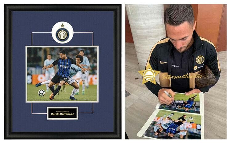 直筆サイン入り写真 ダニーロ・ダンブロージオ インターミラノ SA鑑定済