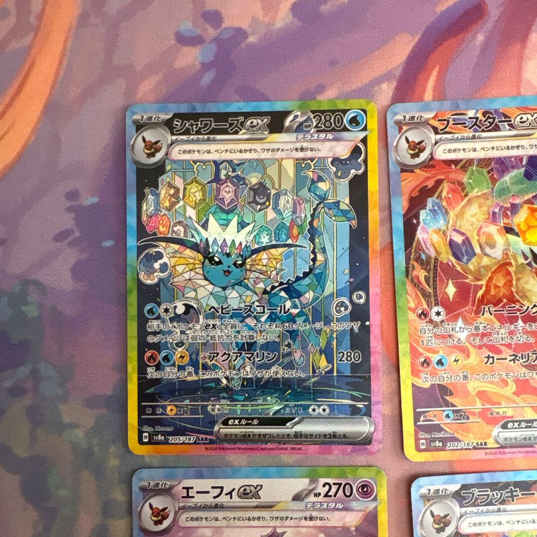 テラスタルフェス　ブイズ　10枚セット　sar ブラッキー