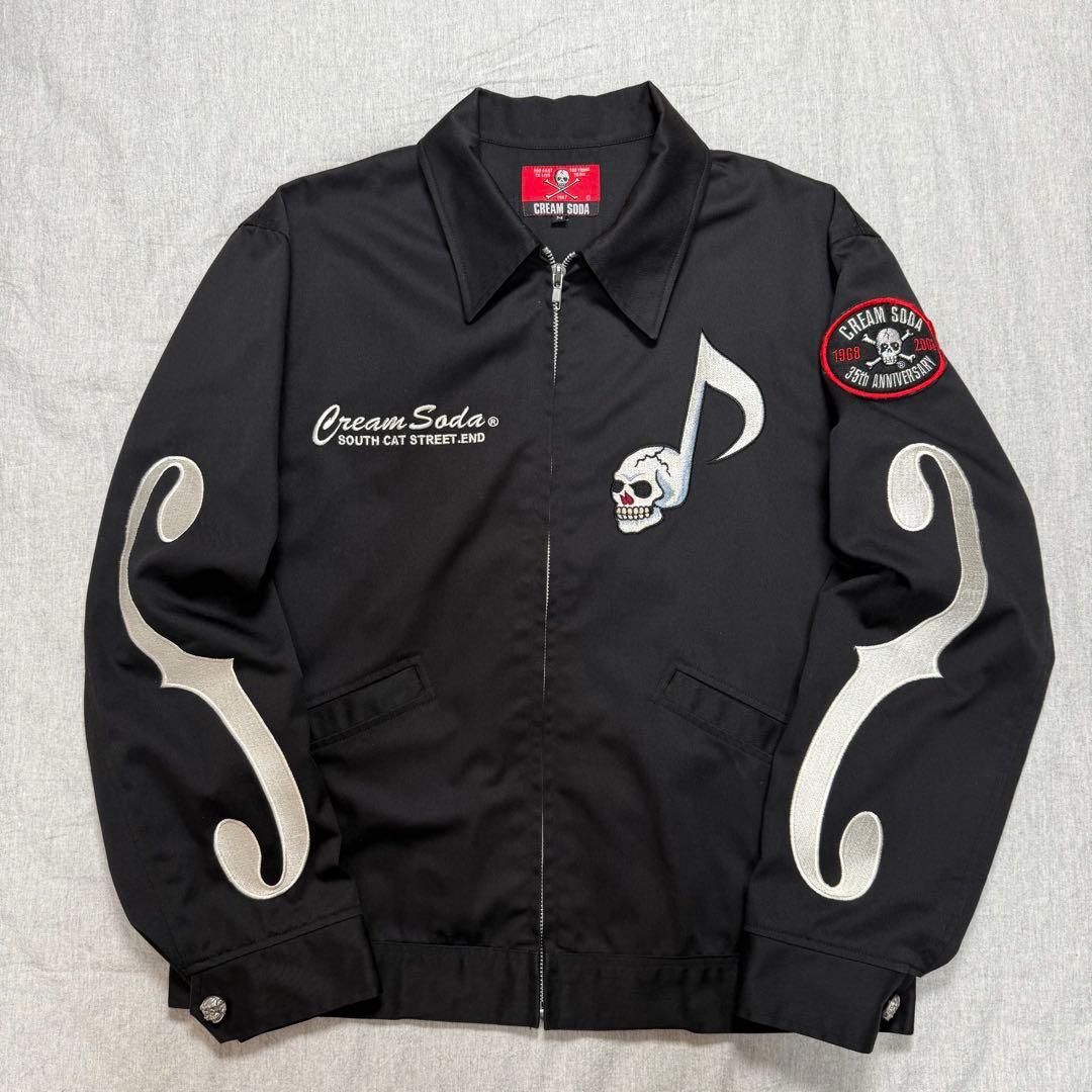 Ｊohnny 様CREAM SODA 35周年 スイングトップ M 刺繍 スカル