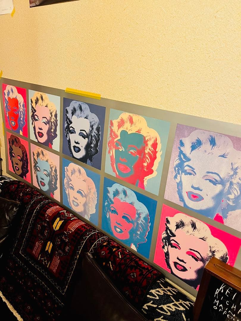 美品　アンディウォーホル　マリリンモンロー　ポスターBIGサイズUSA製　希少