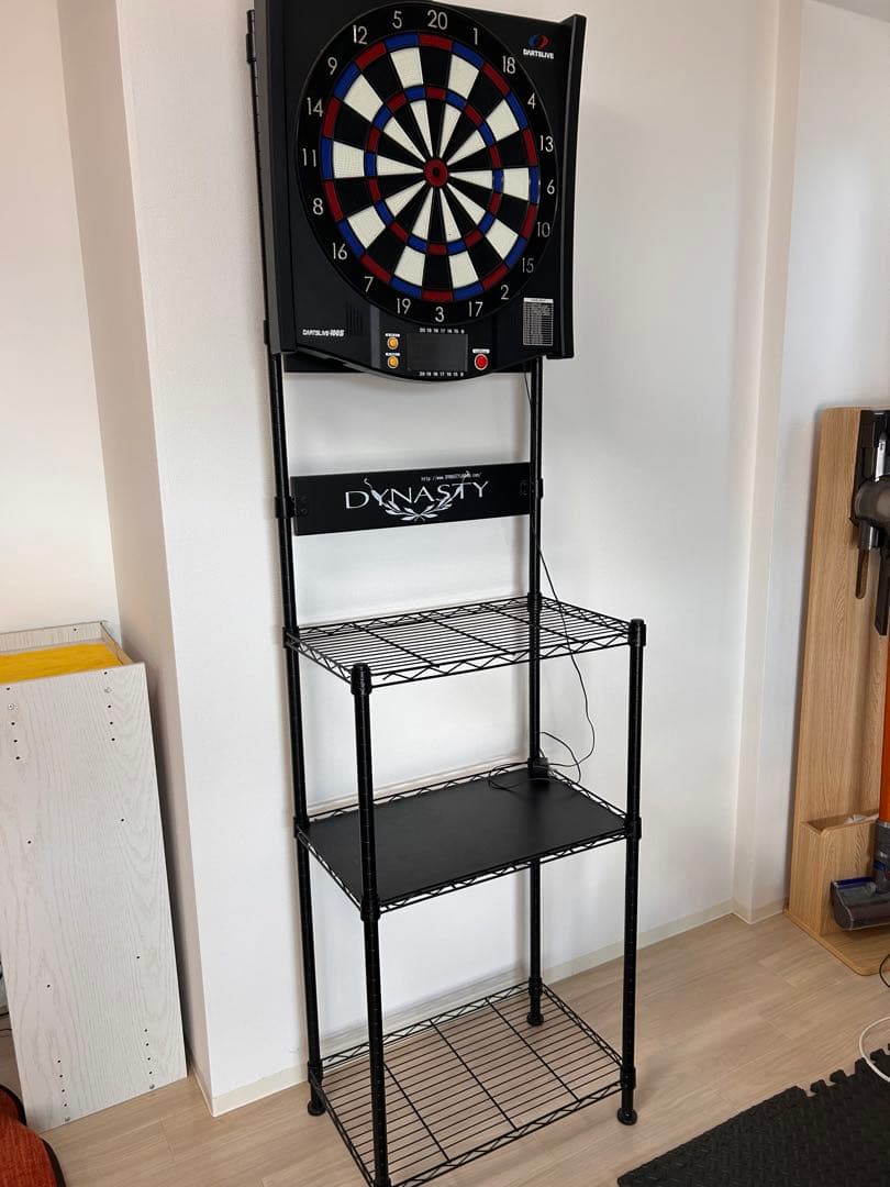 ダーツライブ100s.DYNASTY ダーツボード スタンド付き