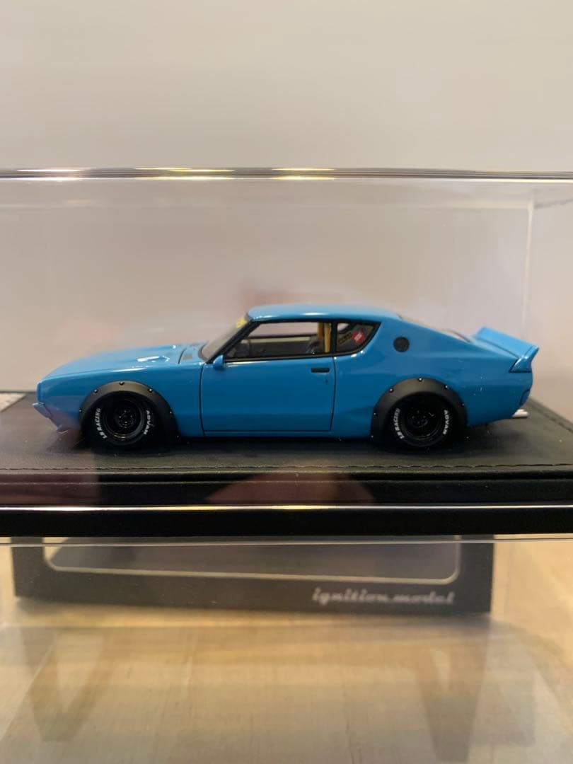 イグニッションモデル　1/43 限定 LB-WORKS ケンメリ ブルー