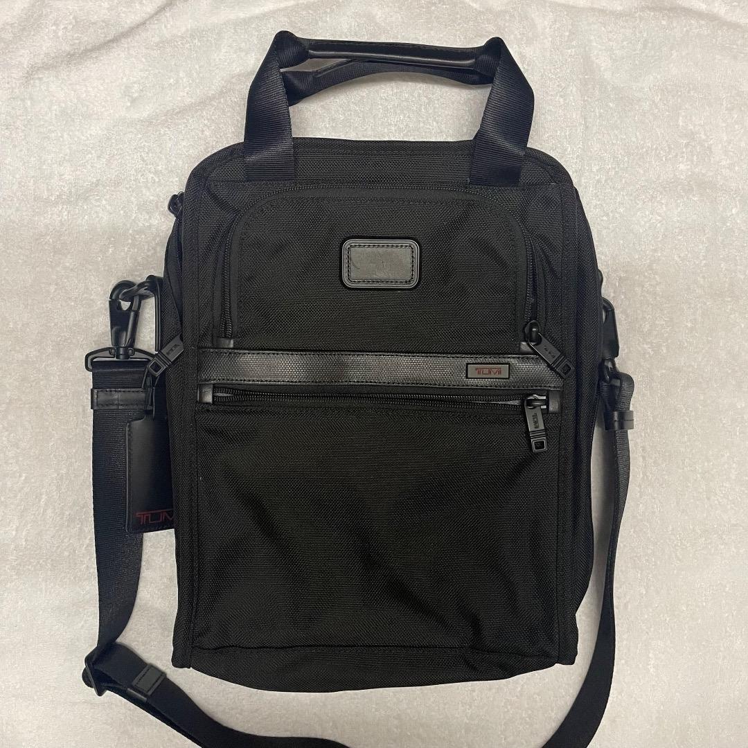 【極美品】TUMI ブラック 2Way ビジネスバッグ 縦　縦長