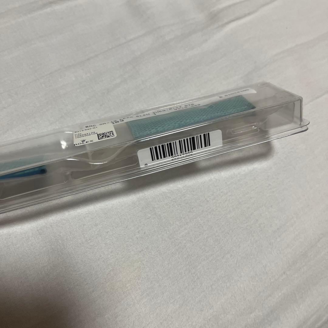 ロレックス　ビーチ　純正　ベルト　ブルー　新品