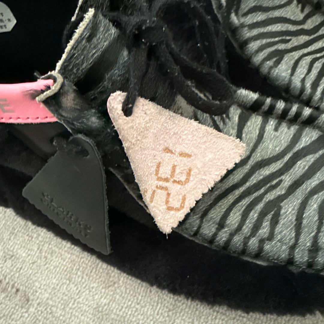 Clarks×atmos クラークス　アトモス　ワラビーブーツ　ムートン　ハラコ